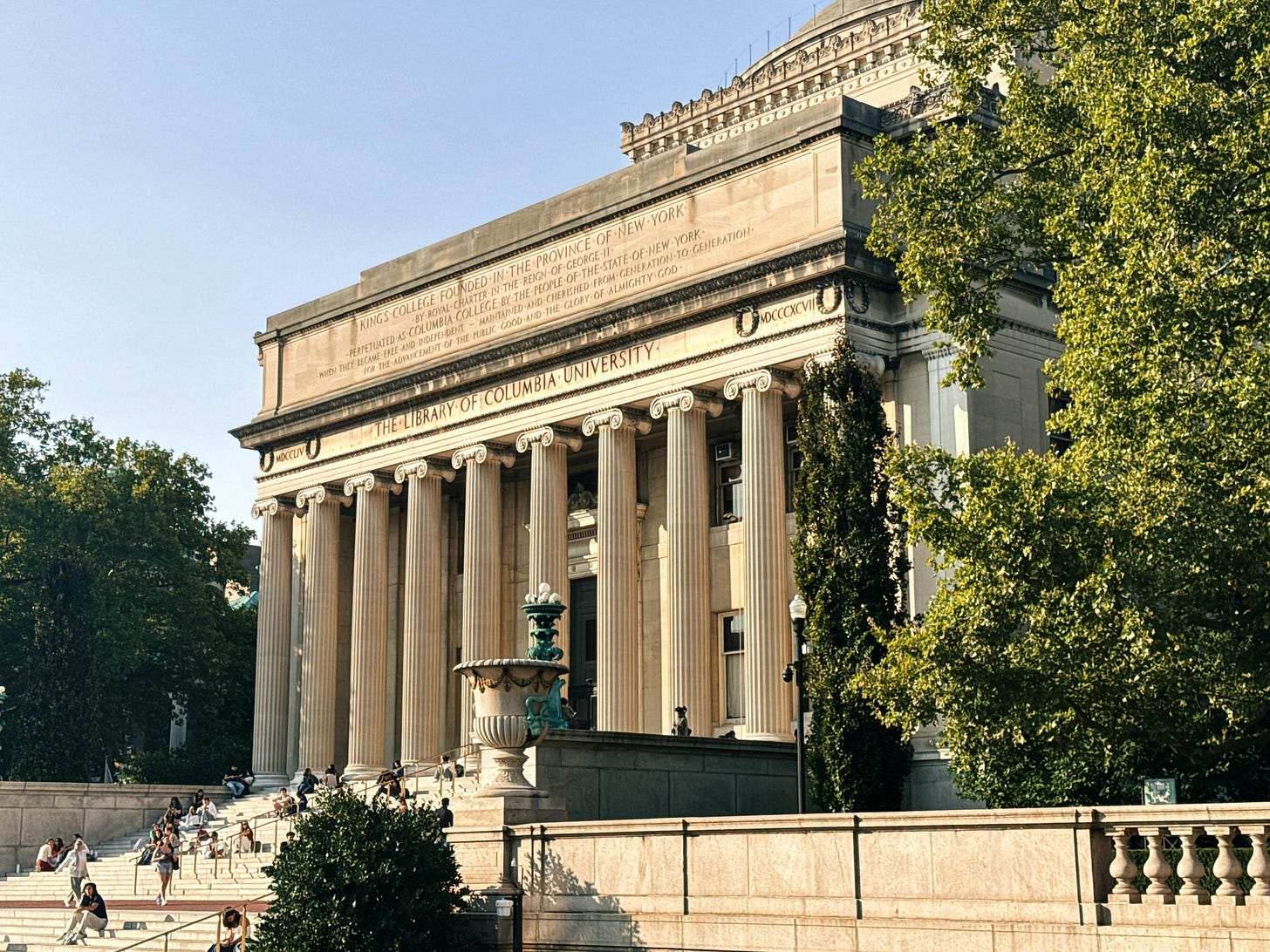 Columbia University Library Building in New York · Free Stock Photo