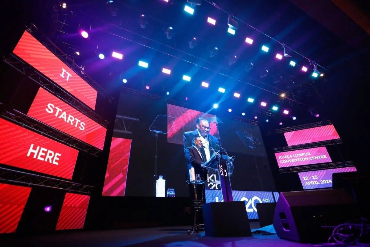 Anwar Ibrahim, Malaysia's Prime Minister, addressed the KL20 Tech Forum in Kuala Lumpur, stating that the new integrated circuit design park is a strategic move to advance beyond basic chip assembly and testing towards more sophisticated frontend design tasks. Credit: Bloomberg