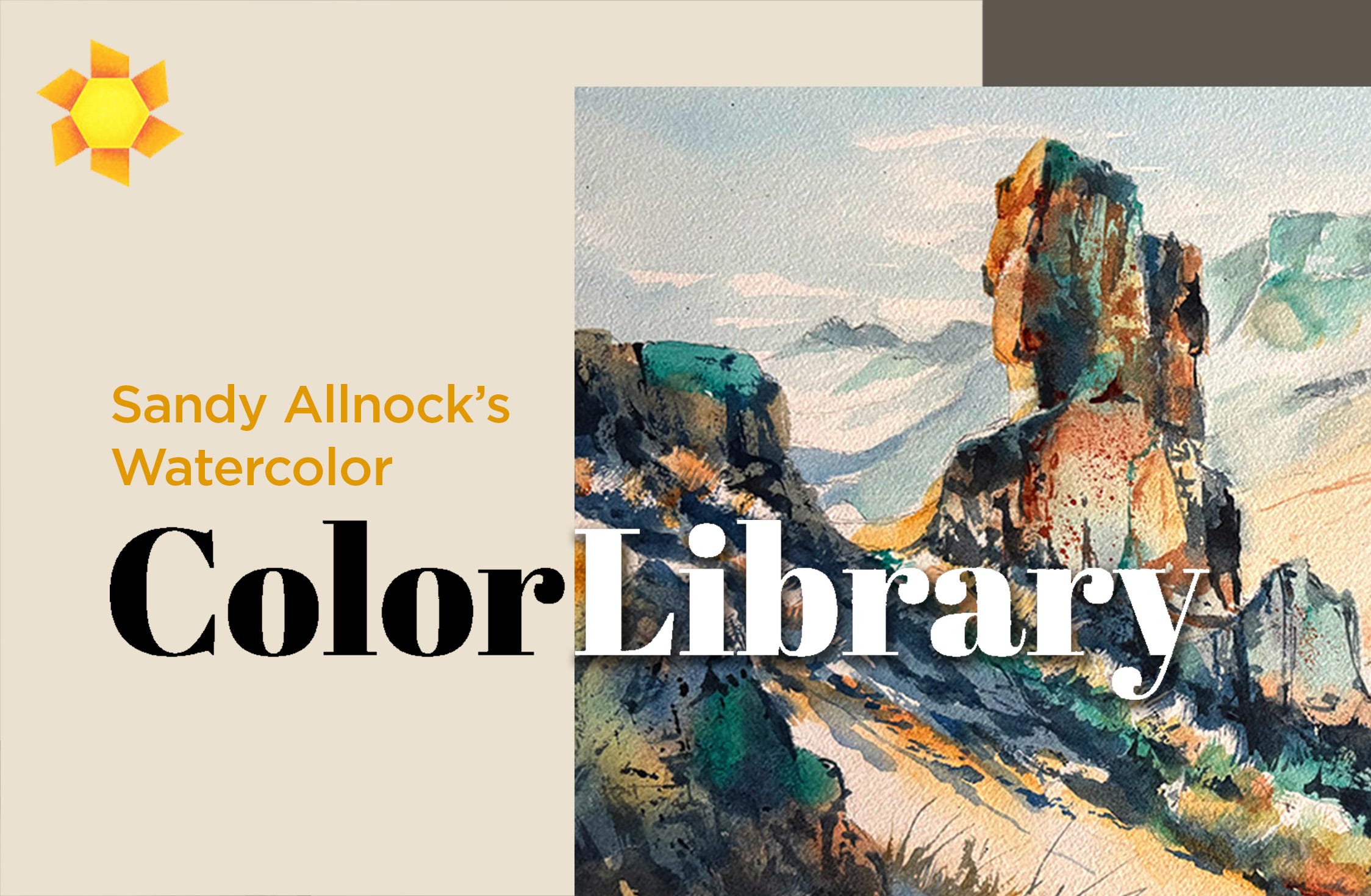 Tour my Art Studio (watercolor edition) - by Sandy Allnock