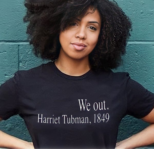 Harriet Tubman T-shirt - Black – Ethnic Expressions