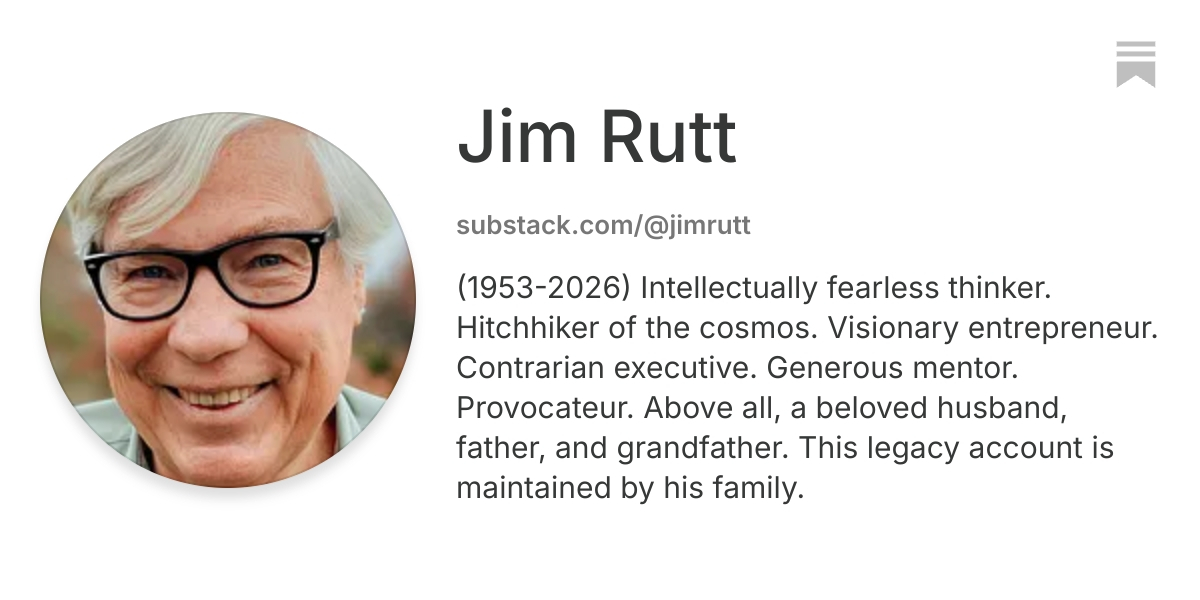 Jim Rutt | Substack