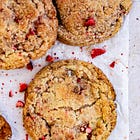 Strawberry Vanilla Sugar Cookies