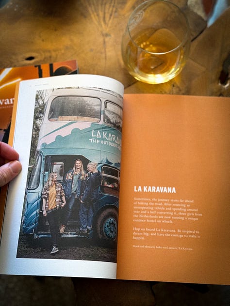advanture magazine with film and medium format photography