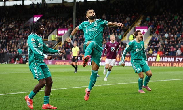 Burnley 0-1 Liverpool - Premier League RECAP: Mo Salah fires home from the  penalty spot after blatant handball by Hannibal in the fifth minute of  injury time to save Reds | Daily Mail Online