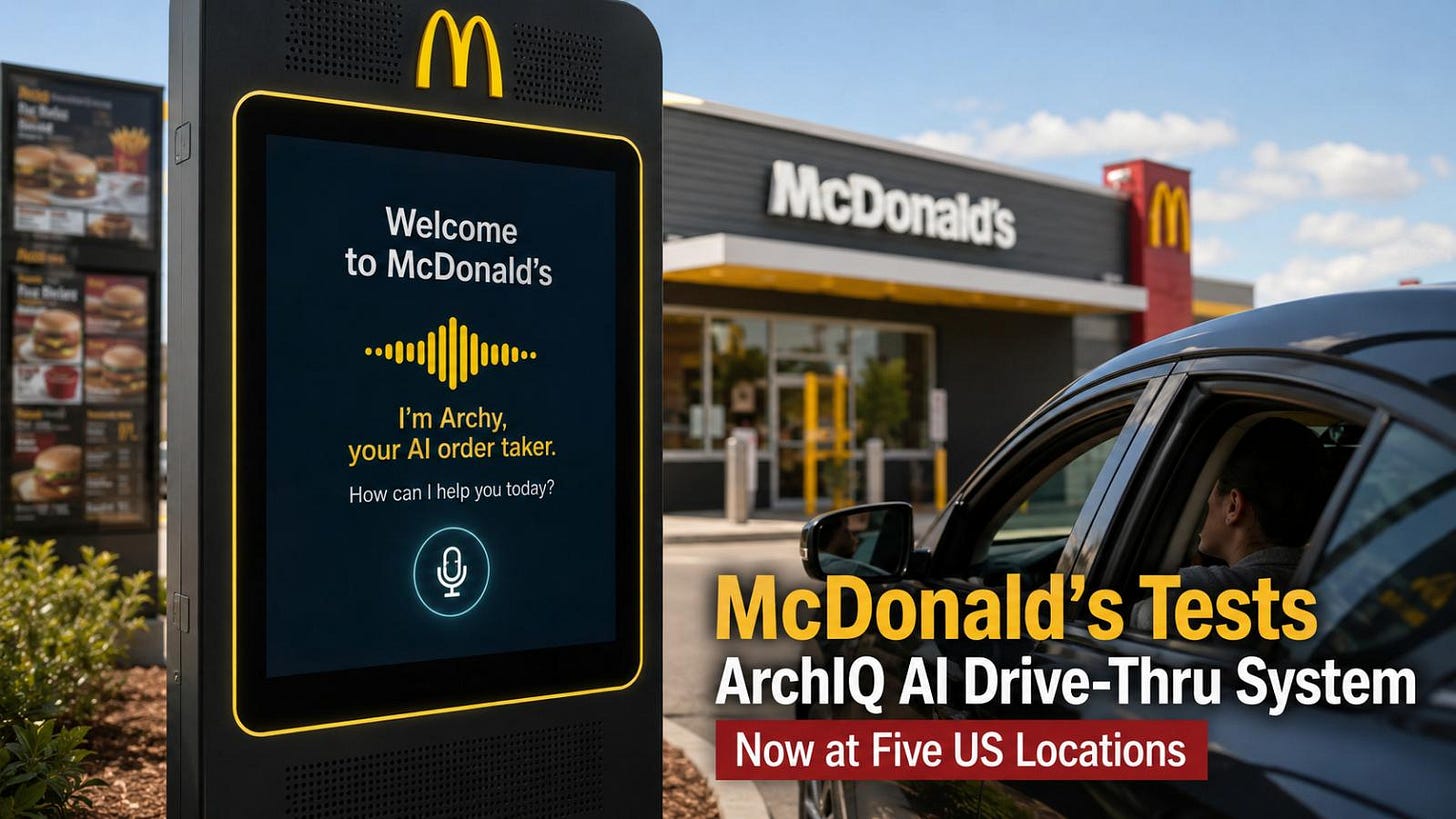 NRIPage | Articles | McDonald's ArchIQ AI Drive-Thru Test Reaches Five US Stores | Nutrition Food & Beverages | Get Latest Political & Global Updates, Sports News, Latest National & International NRI NRIPage | Articles | McDonald's ArchIQ AI Drive-Thru Test Reaches Five US Stores | Nutrition Food & Beverages | Get Latest Political & Global Updates, Sports News, Latest National & International NRI