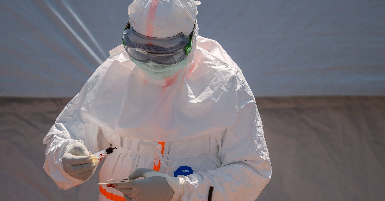 US citizen tests positive for Ebola in Congo US citizen tests positive for Ebola in Congo