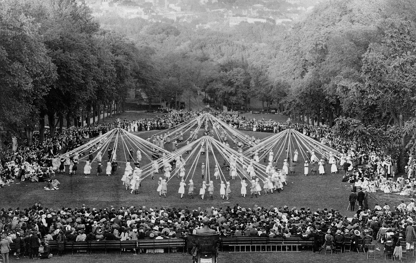 Vintage Wisconsin: A Massive Dance Around The Maypole - WPR