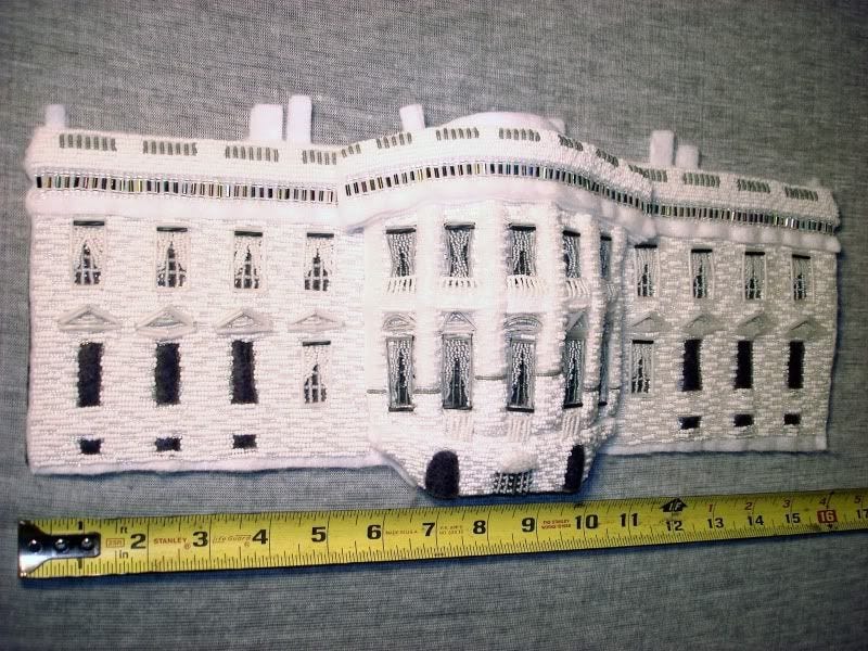 beaded White House President Barack Obama change bead embroidery pop art beadwork beading blog slaves beaded White House President Barack Obama change bead embroidery pop art beadwork beading blog slaves