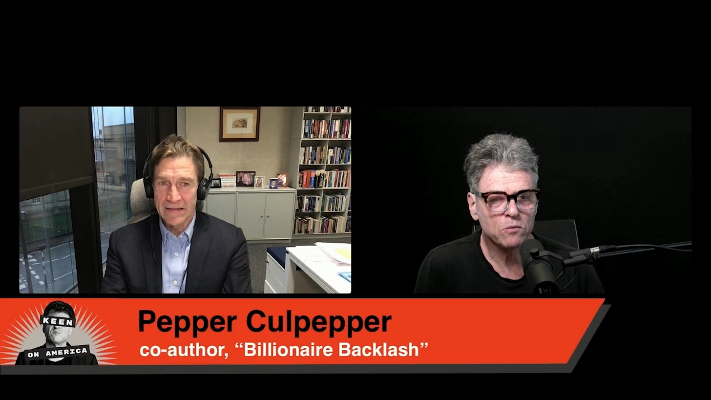 Can Billionaire Backlash Save Democracy? Can Billionaire Backlash Save Democracy?