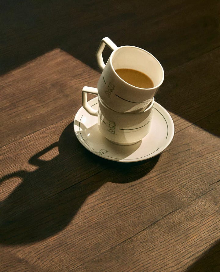 Novedades Zara Home favoritos: taza, servilletero, espolvoreador y vasos de papel