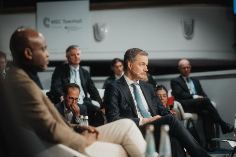 My message at the @Munich Security Conference: we will not stabilise the… | Alexander  De Croo