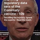 Exploring regulatory data sets of the Comirnaty vaccine - 10b