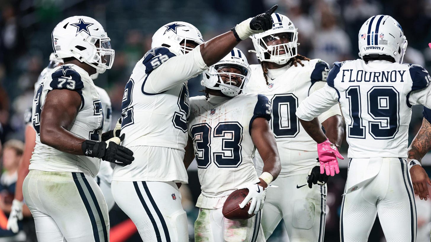 Dak Prescott throws 3 TD passes, Javonte Williams runs for 155 yards as Cowboys beat Eagles 38-21 - 6abc Philadelphia Dak Prescott throws 3 TD passes, Javonte Williams runs for 155 yards as Cowboys beat Eagles 38-21 - 6abc Philadelphia