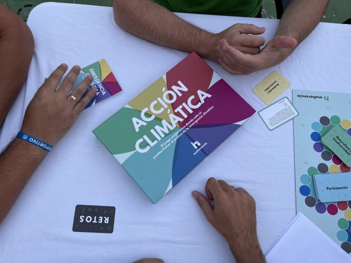 imagen del juego Acción Climática, desarrollado por el colectivo Ecoherencia