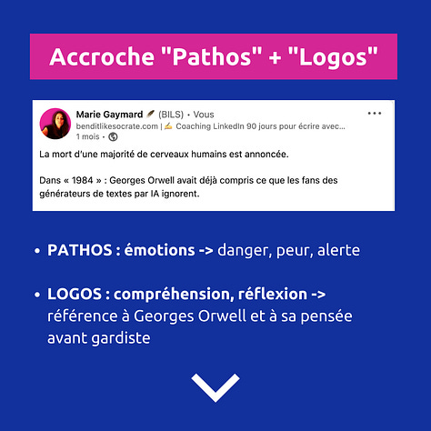 Décryptage rhétorique d'un post Linkedin
