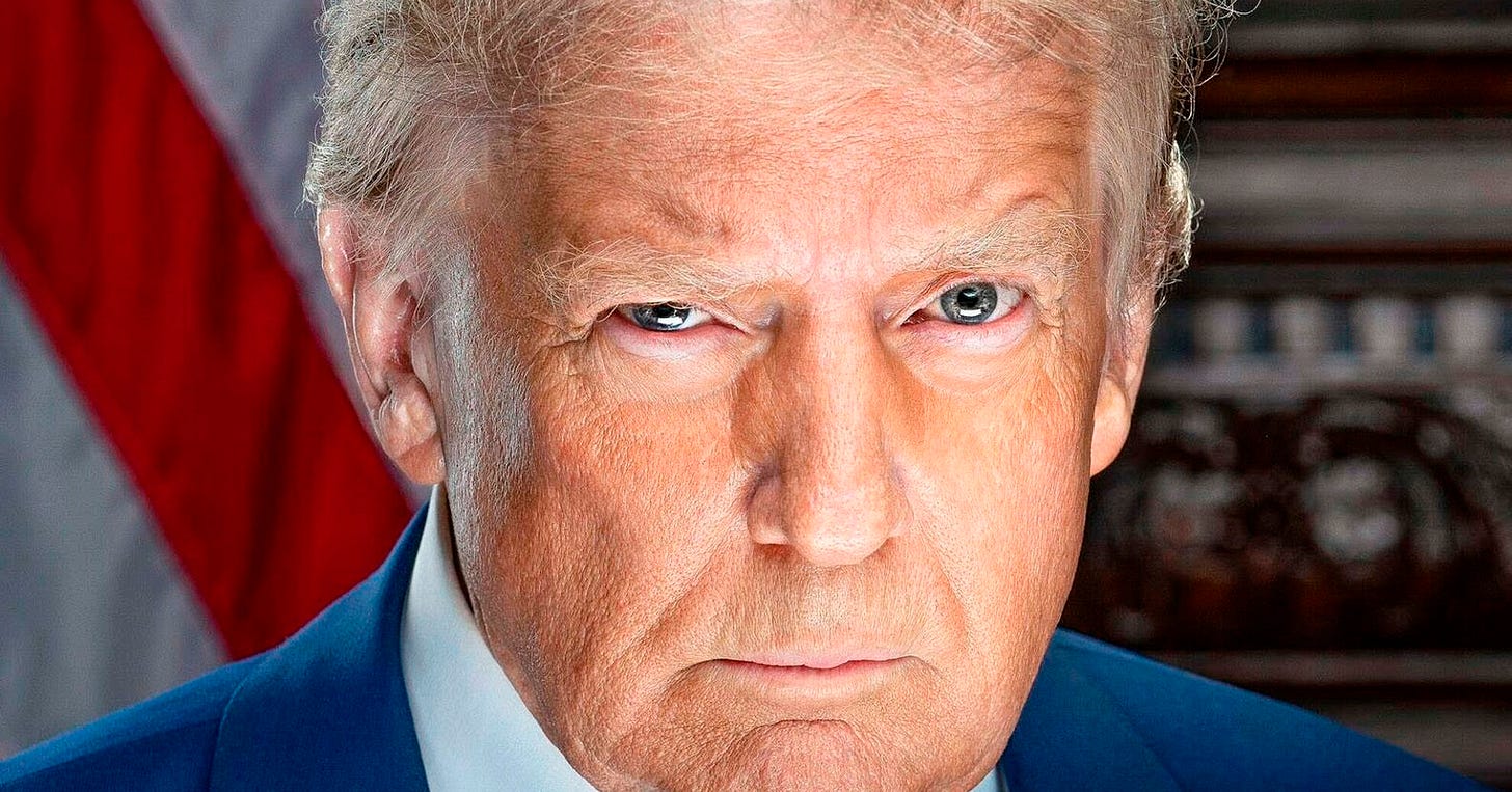 From Eisenhower's swivel to Trump's glare, presidential portraits strike  different poses • Kansas Reflector