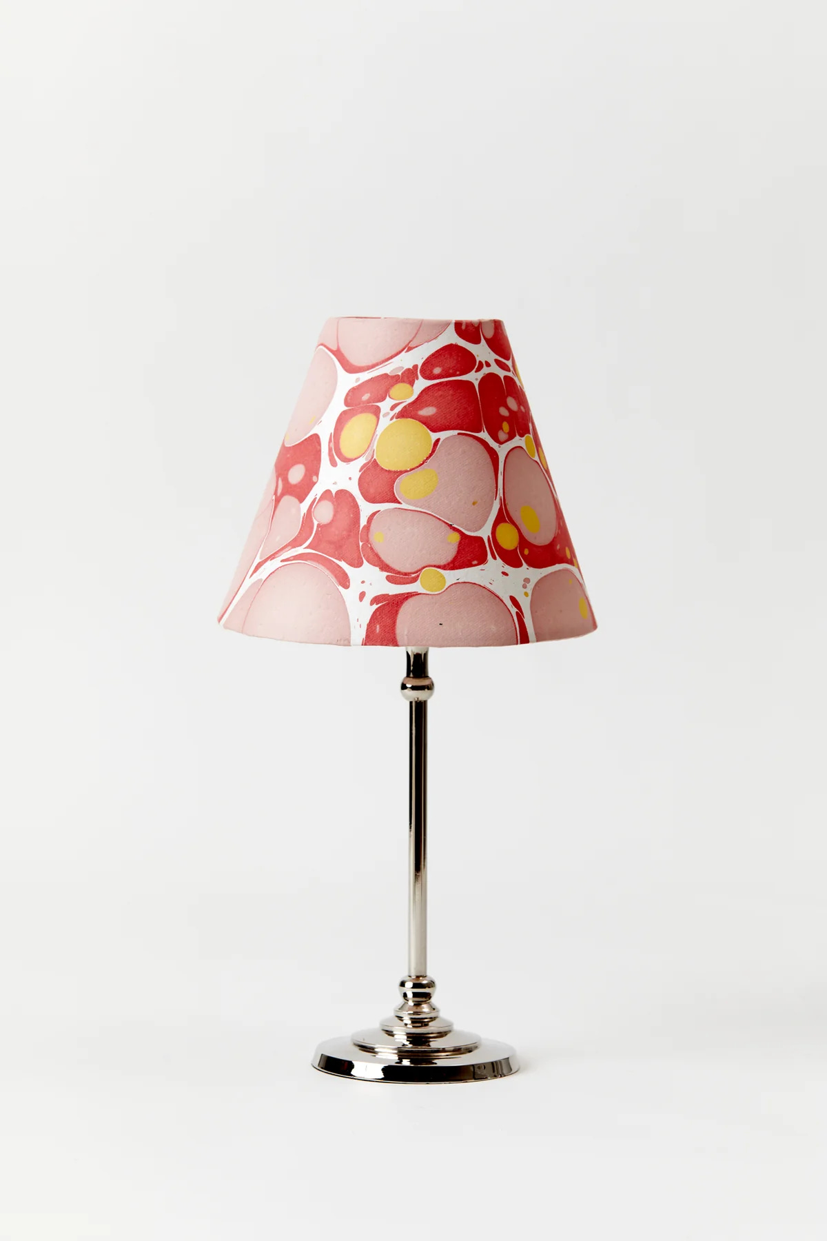 Marbled paper lampshade