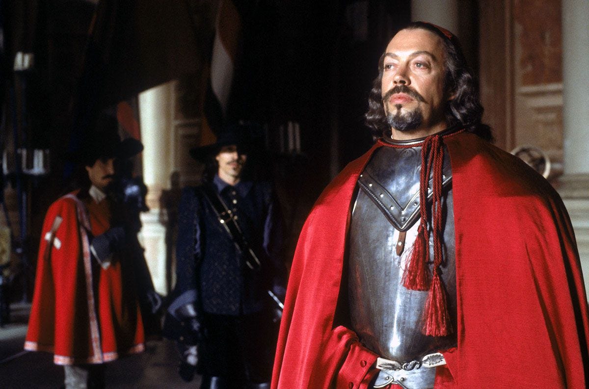 Tim Curry as Cardinal Richlieu