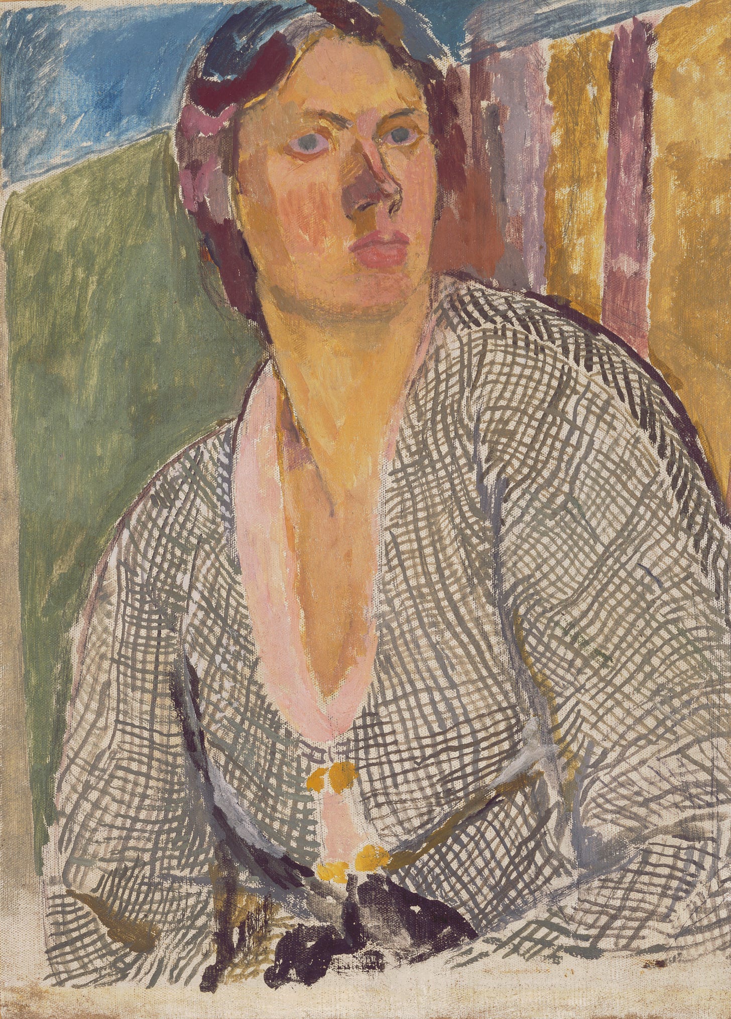 Self-portrait, 1915, 46×64 cm by Vanessa Bell: History, Analysis & Facts |  Arthive