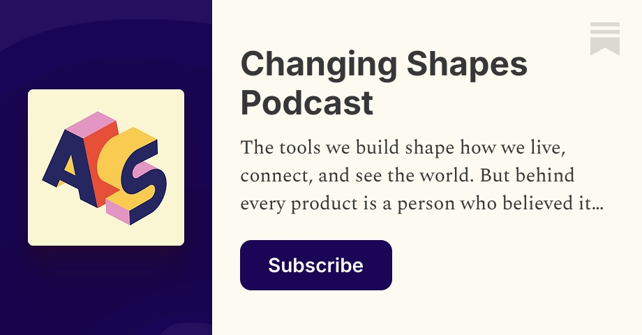 Changing Shapes Podcast | ThomasHorak | Substack