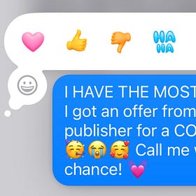 The Secret's Out: I Got a Book Deal