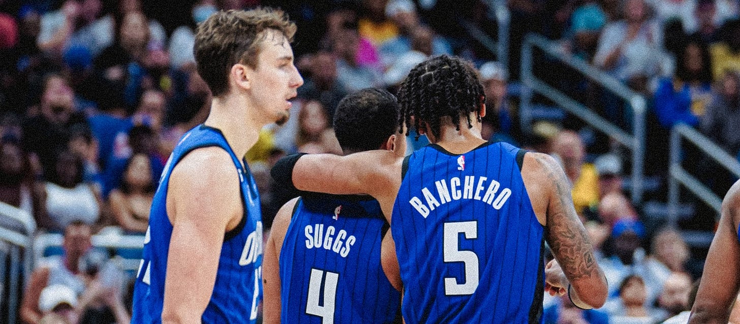 Franz Wagner, Jalen Suggs, Paolo Banchero