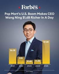 Forbes Middle East | 💵 Wang Ning, the founder, chairman, and CEO of Pop  Mart International Group, a toy company that went public in Hong Kong in  2020, founded... | Instagram