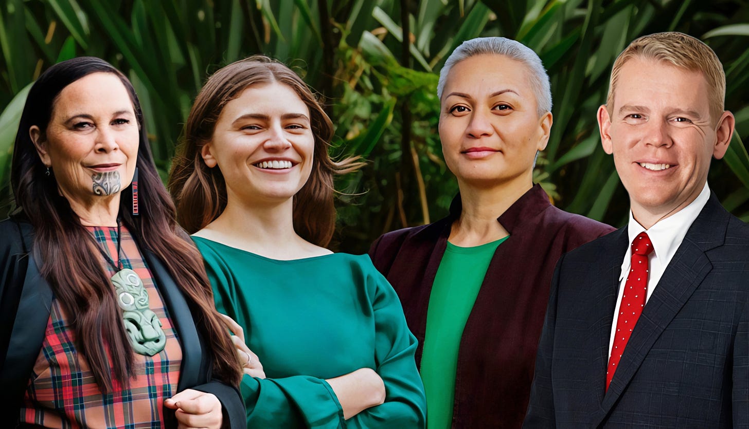 Debbie, Chlöe, Marama, and Chippy. 
