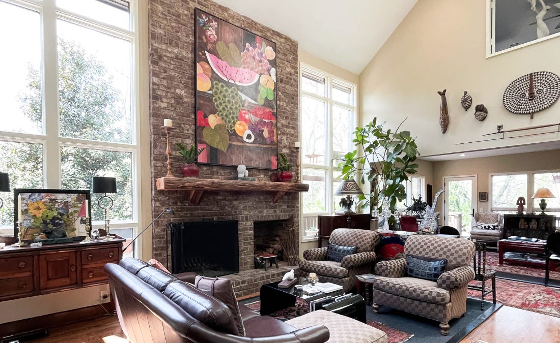 A contemporary Nashville home full of art, antiques, and memories