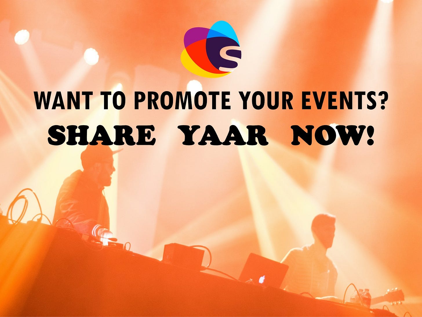 ShareYaarNow: Event Promotion Simplified - image: Unsplash ShareYaarNow: Event Promotion Simplified - image: Unsplash