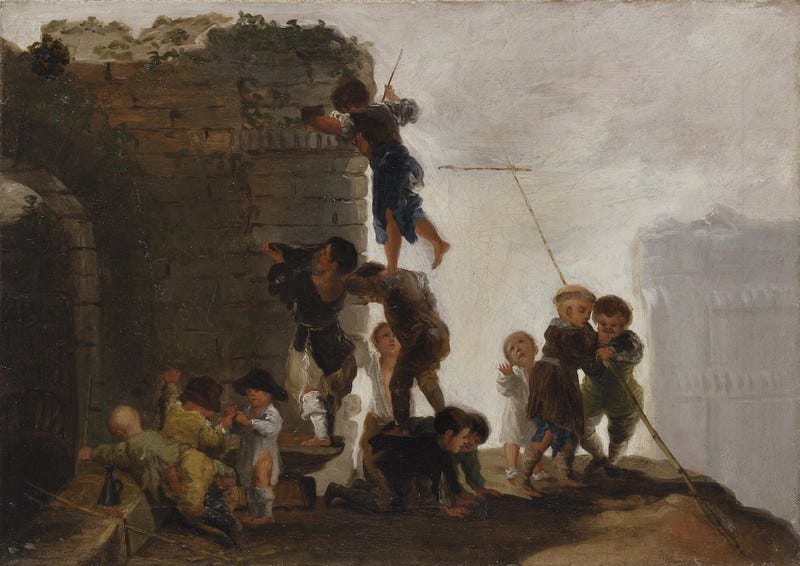 Children Looking for Nests
