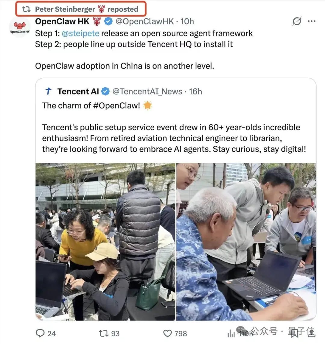 ChinAI #373: The OpenClaw Hype and Overestimating China’s Diffusion Advantage
