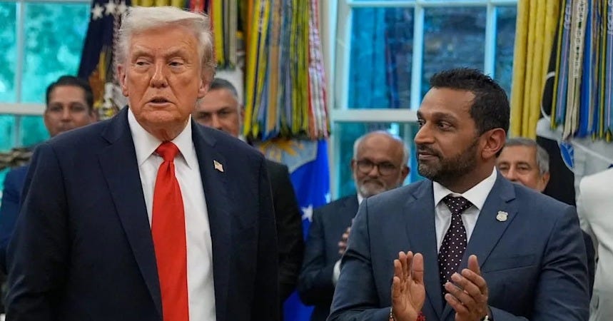 Trump and Patel issue instant response after report claiming the president  was going to fire FBI director drops during meeting