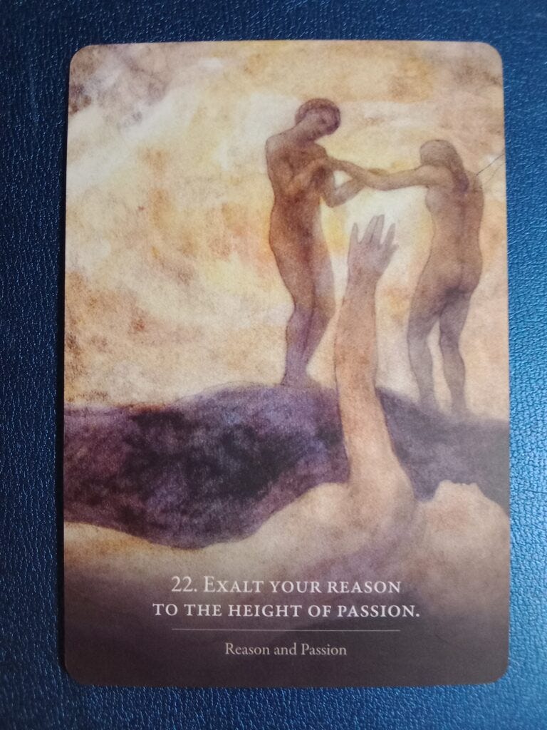 A Message from the Universe - Exalt Your Reason to the Height of Passion