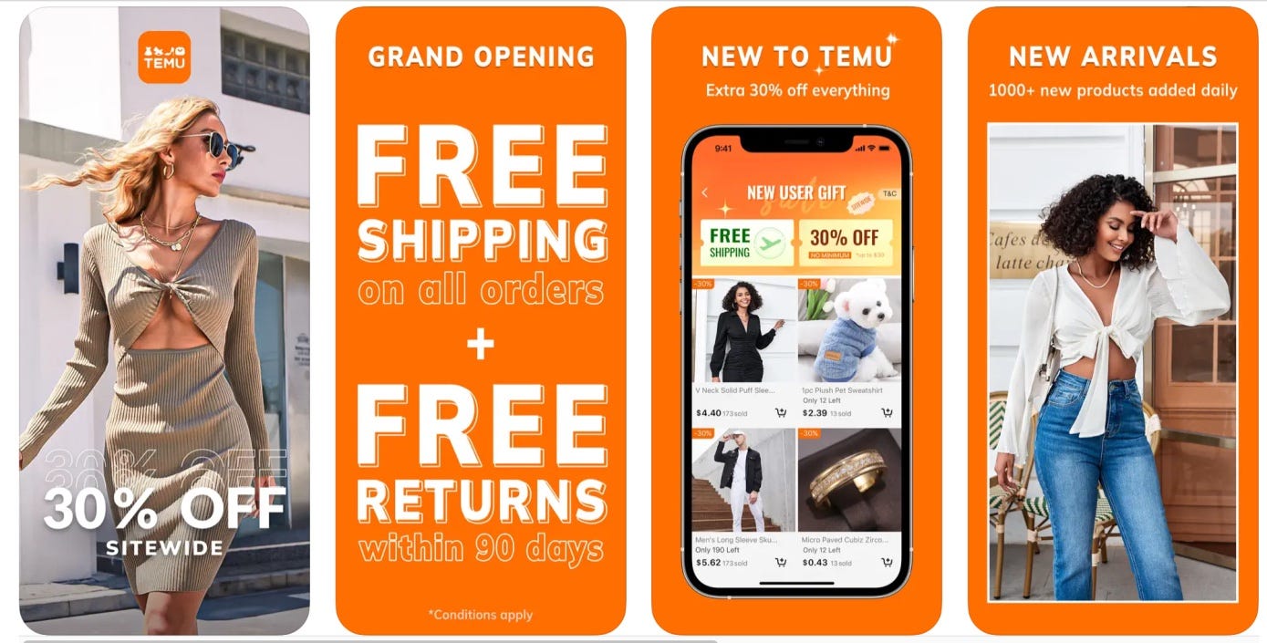 Shopping app Temu is using TikTok's strategy to keep its No. 1 spot on App Store | TechCrunch Shopping app Temu is using TikTok's strategy to keep its No. 1 spot on App Store | TechCrunch
