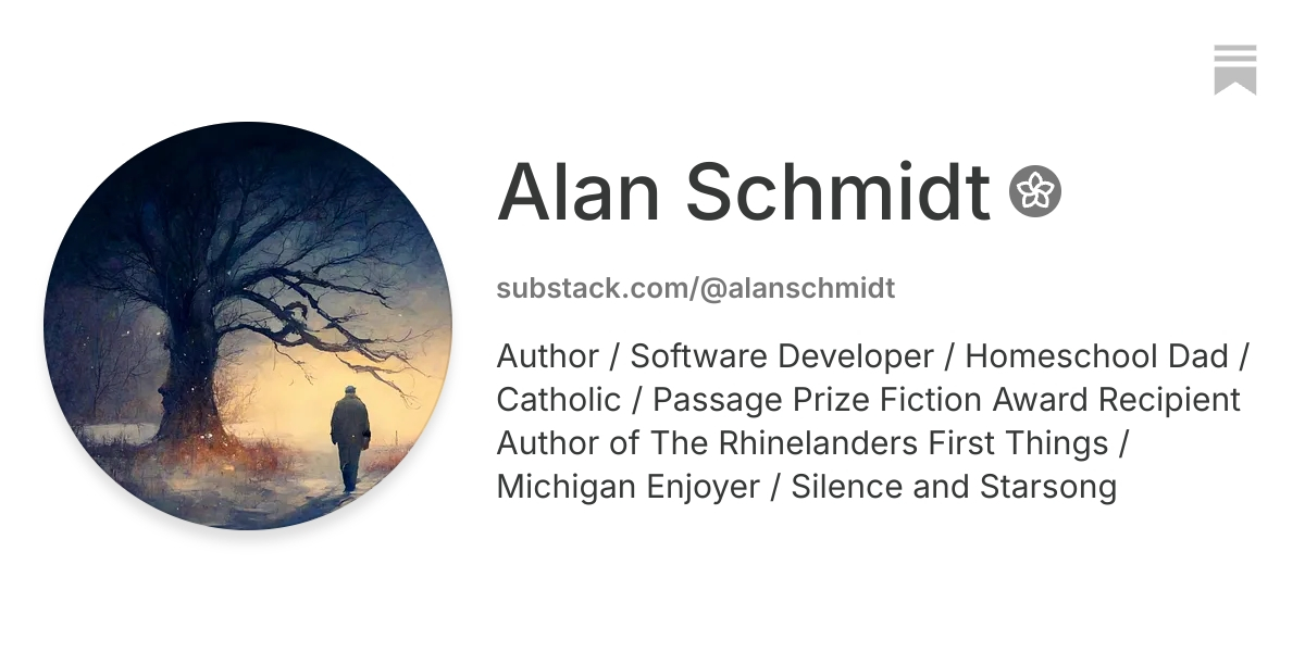 Alan Schmidt | Substack