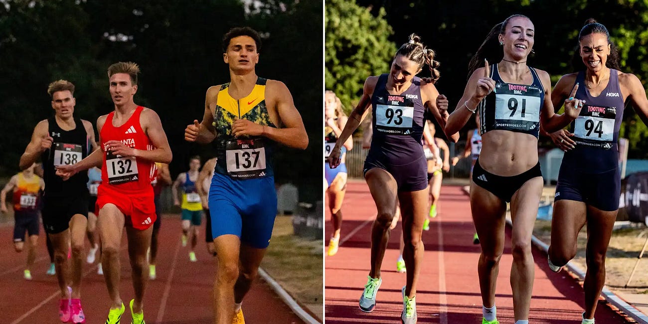 Herne Hill Harriers host the British Milers Club in Tooting