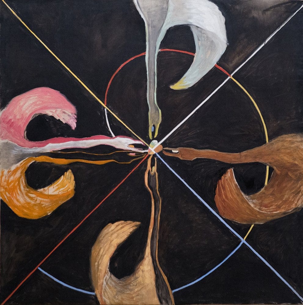Group IX SUW, The Swan No. 7 by Hilma af Klint