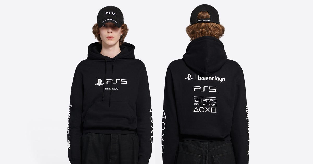 Sell out attention! PS5 × BALENCIAGA！ Collaboration design T-shirts and  hoodies are now on sale! - Saiga NAK