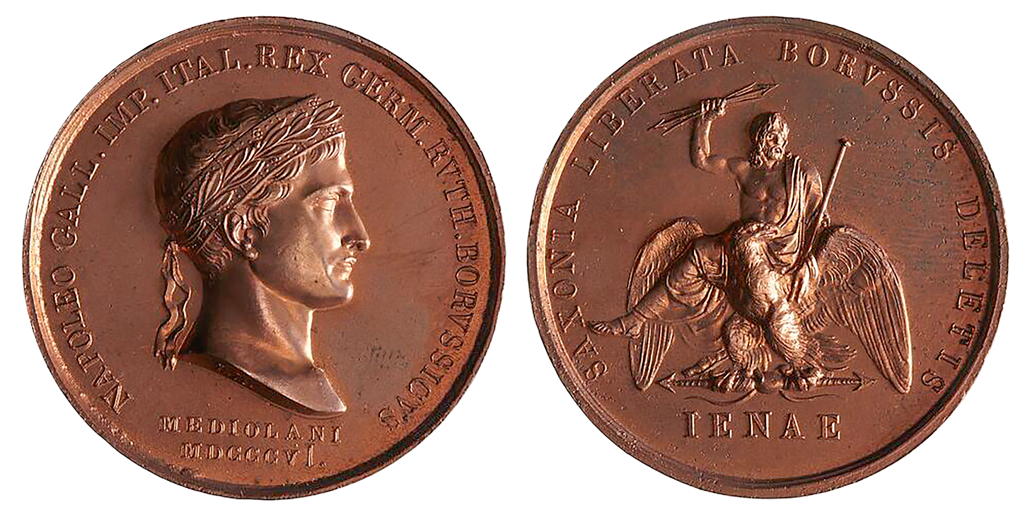 1806 Napoleon Defeats the Prussians at Jena, birthing both the Prussian Education System and the House of Rothschild, memorialized with Ganymede.
