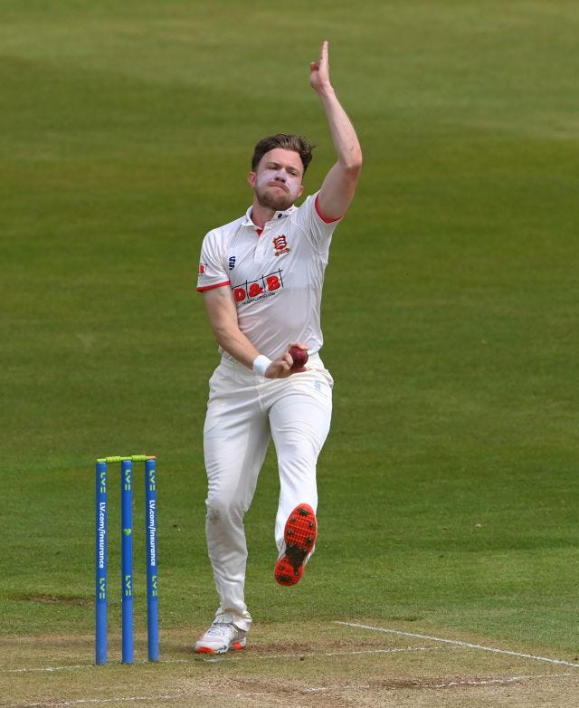 Sam Cook took four wickets in Durham's first innings