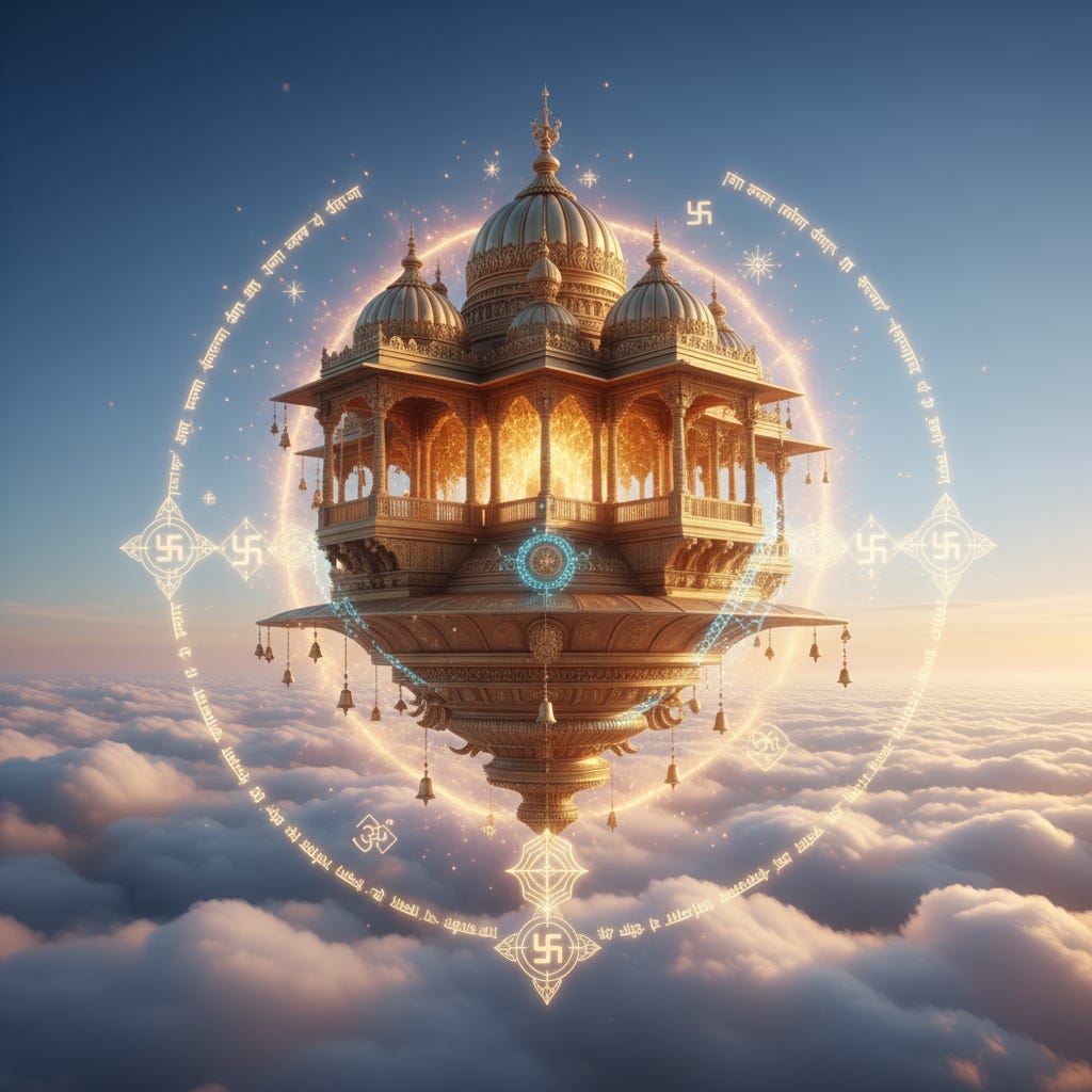 Representative Image of Vimanas: The Mythical Flying Machines of Ancient India
