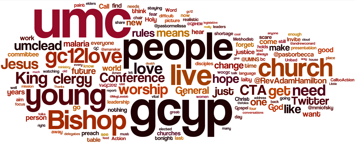 12-04-25 Twitter Updates from #gc2012