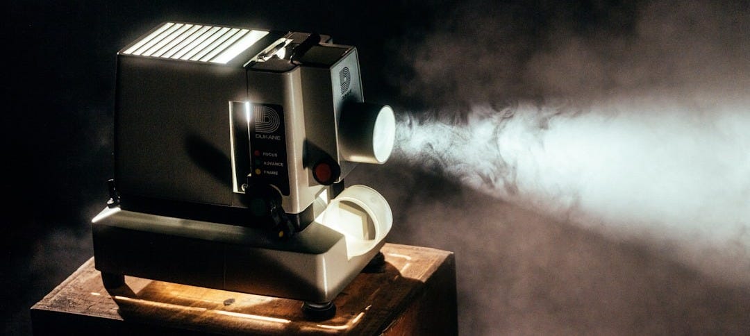 turned on projector turned on projector