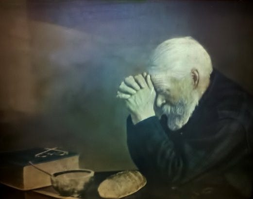Guy praying Guy praying