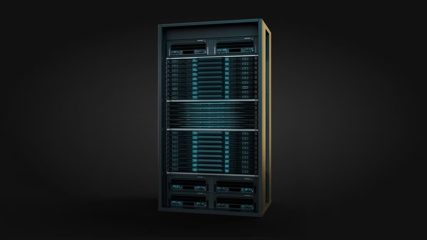 AMD “Helios” AI rack.