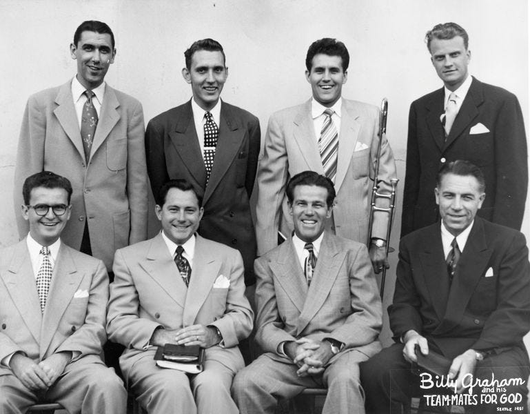 Graham and Teammates 1951.jpg Graham and Teammates 1951.jpg