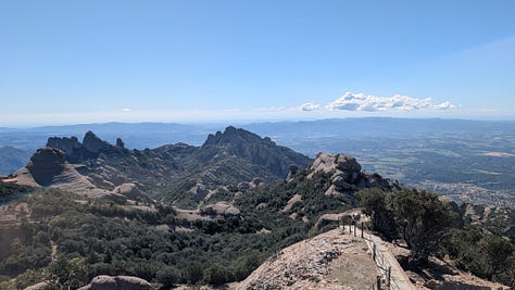 Sant Jeroni viewpoint and trails