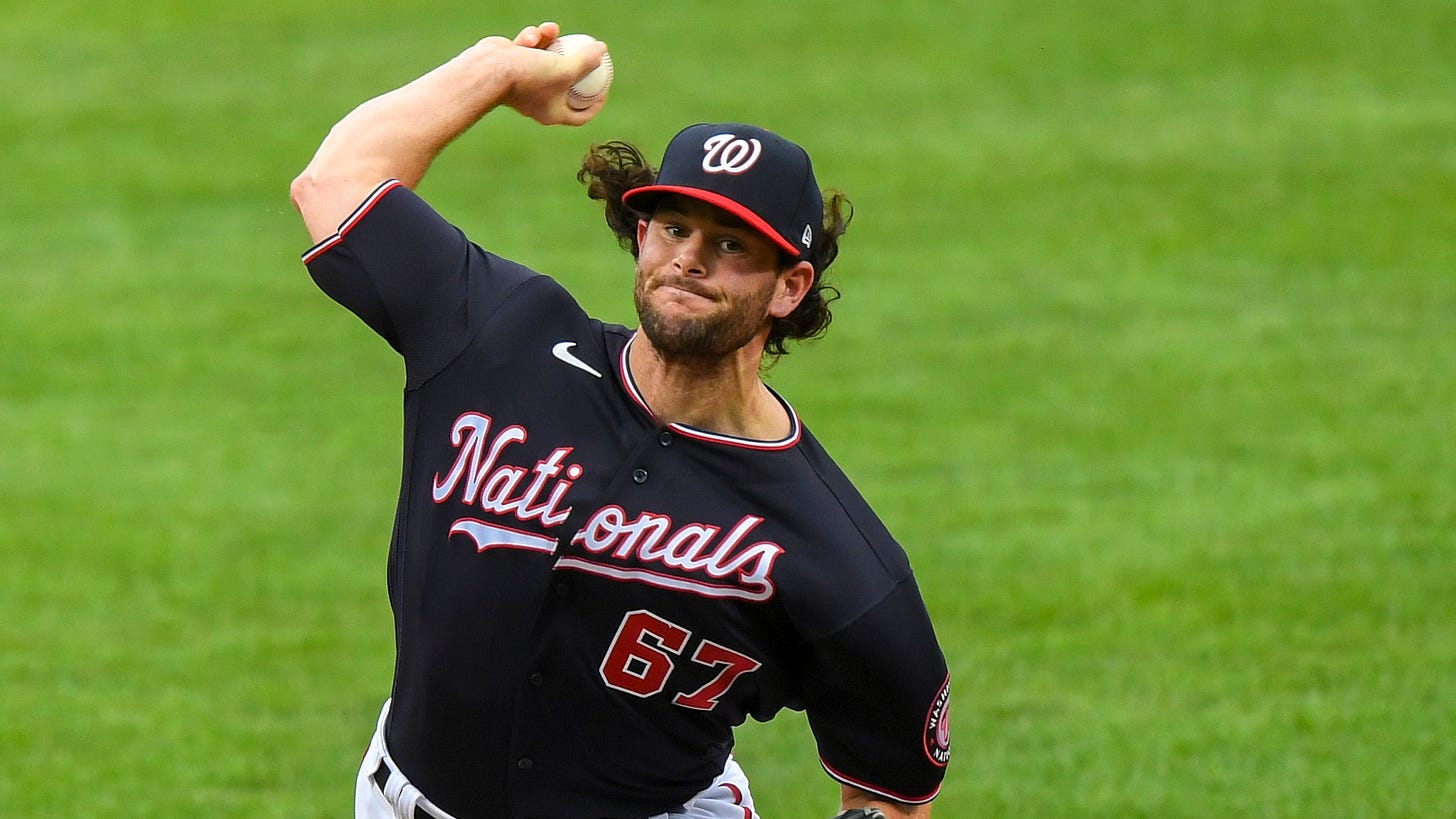 Kyle Finnegan's MLB debut came in the pandemic, with an empty ballpark -  The Washington Post