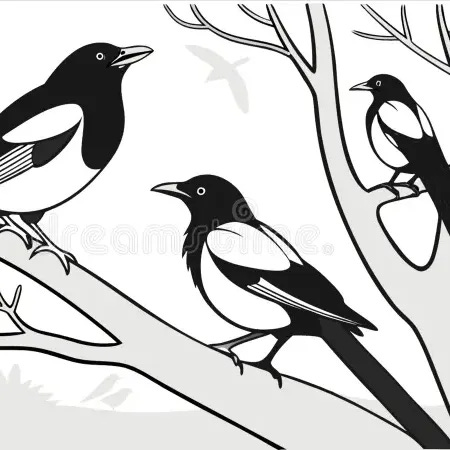Artwork for A Mischief of Magpies